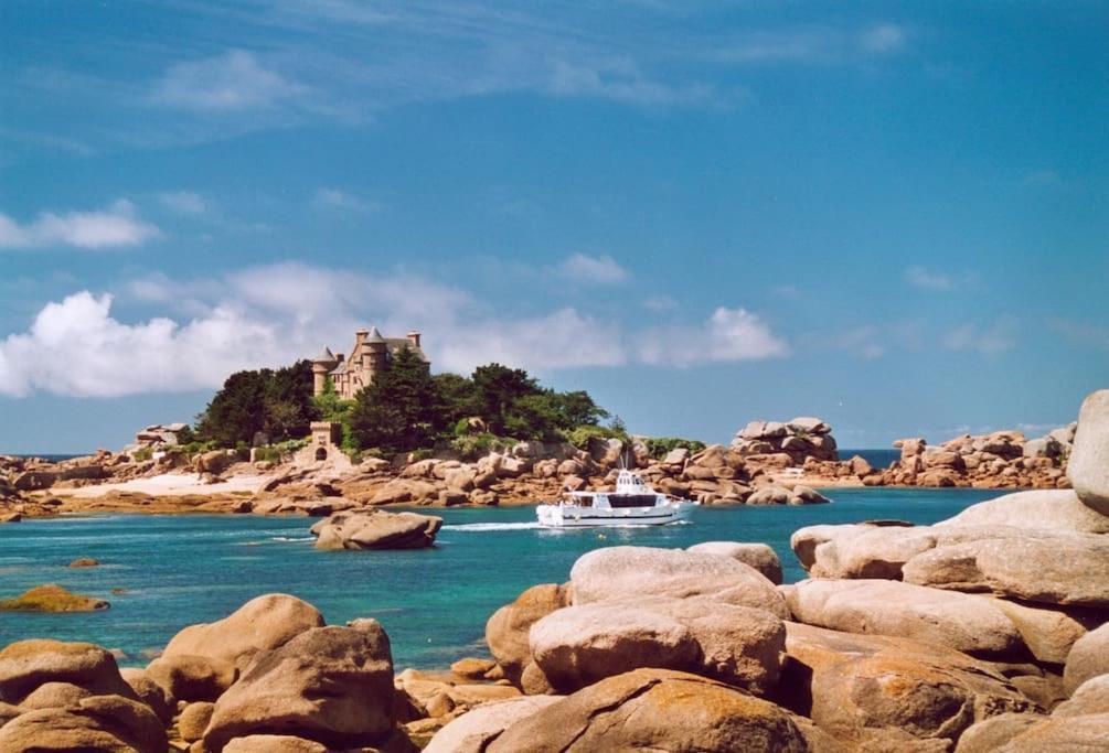 Maison - Villa Bord De Mer, Cote De Granit Rose Perros-Guirec Eksteriør billede