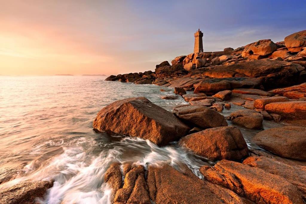 Maison - Villa Bord De Mer, Cote De Granit Rose Perros-Guirec Eksteriør billede